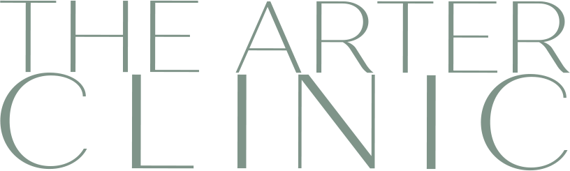 'The Arter Clinic' logo in Green